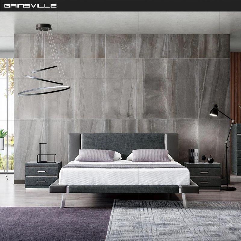 Hot Sale Home Furniture Bedroom Beds Soft Single Bed Leather Bed Gc1805