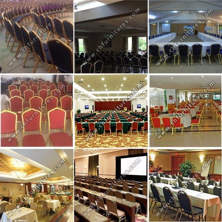 Catering Suppliers Stacking Aluminum Banquet Hotel Chair for Restaurant and Event Yc-Zl22