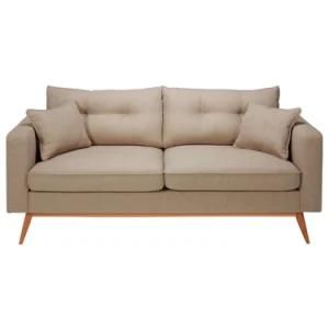Modern Fabric Leisure Home Hotel Office Furniture Bedroom Recliner Couch Sofa for Living Room with Wood Frame