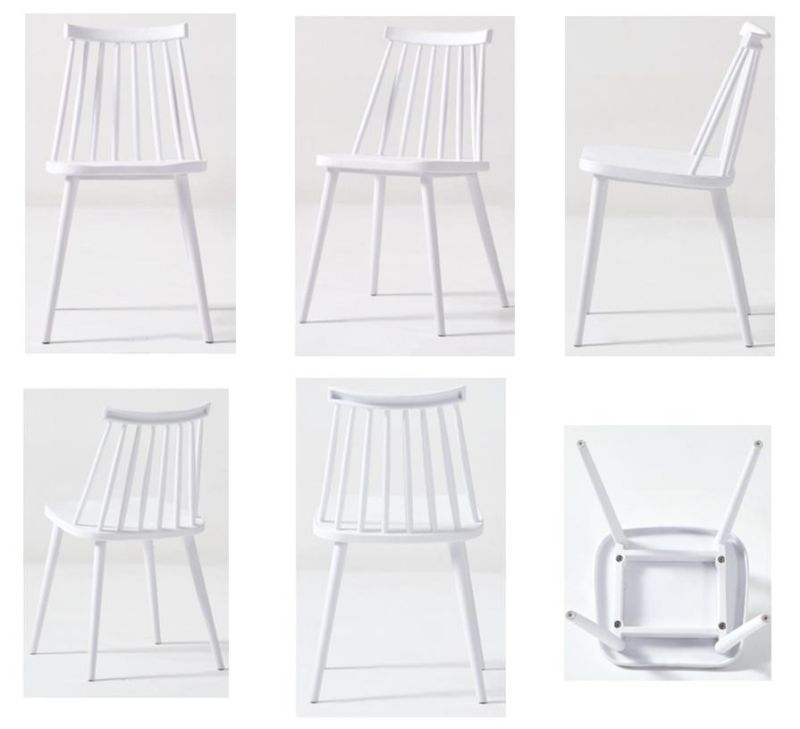 Classic Design Windsor Plastic Chair with Comfortable Backrest