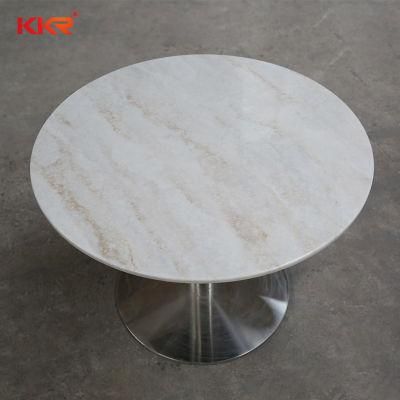 Solid Surface Round Table Top White Texture Round Dining Table Round White Marble Top Dining Table