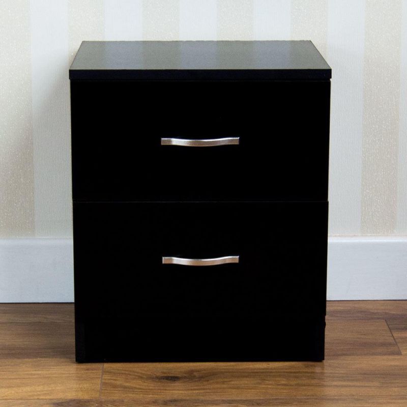 Two Drawers Chest for Bedside Table in Bedroom Furniture