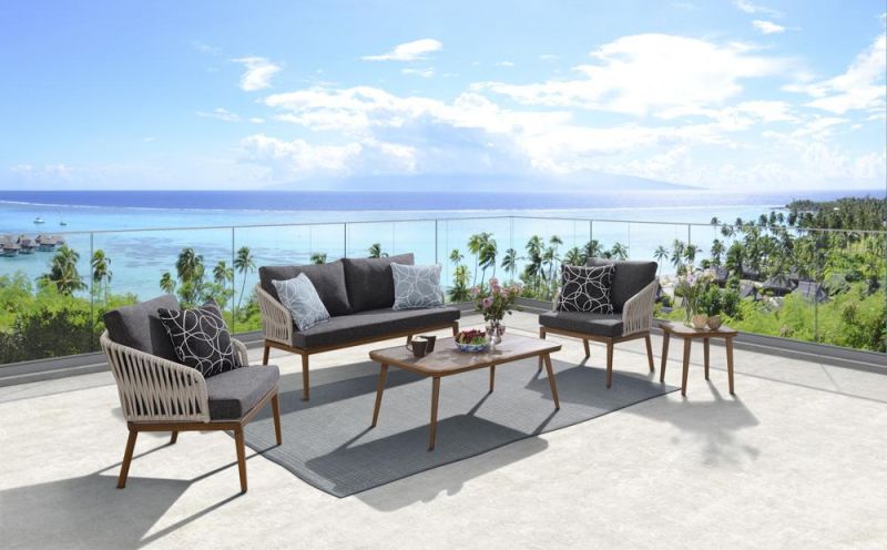 Elegant and Modern Patio Rattan Wicker Furniture Resin Outdoor Sofa Furniture