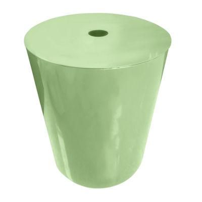 Modern Selected Color Iron Round Outdoor Garbage Bin Waste Bin Dustbin