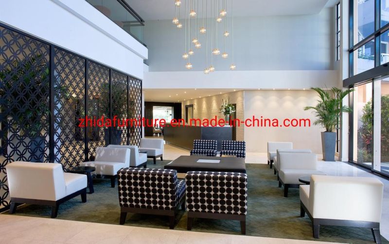 5 Star Hotel Lobby Upholstery Fabric Sofa Living Room Furniture