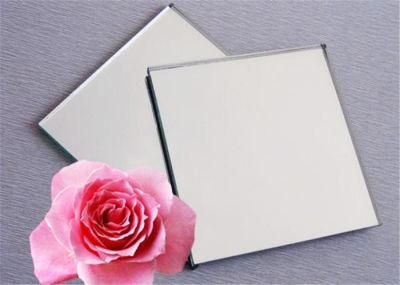 Aluminum and Silver Mirror Makeup Wall Mirror