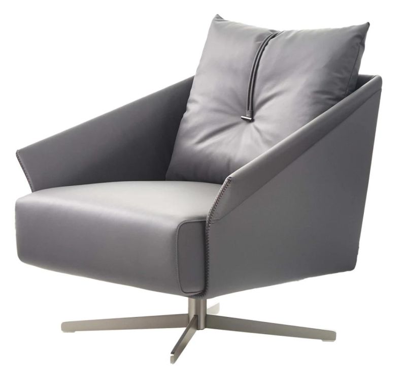Dr917 Italian Design Leather Leisure Chair, Latest Modern Design in Home Furniture and Hotel Furniture Customization