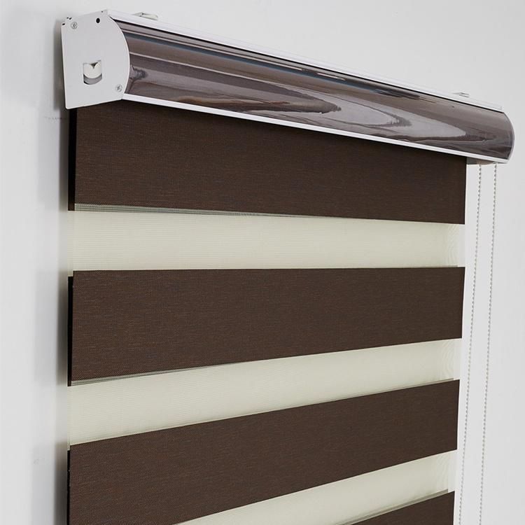 New Arrival Modern 8 Colors Blackout Zebra Blinds Double Layer Roller Blind Custom Made Window Blinds