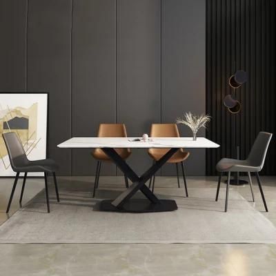 Modern Minimalist Household Small Apartment Dining Table Dining Table and Chair Italian Furniture