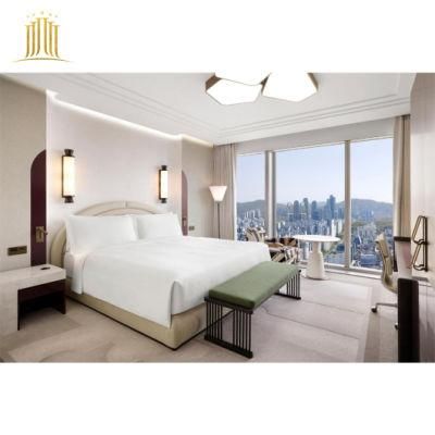 Designer Luxury Cover 5 Star Hotel Bedroom King Size Furniture Set