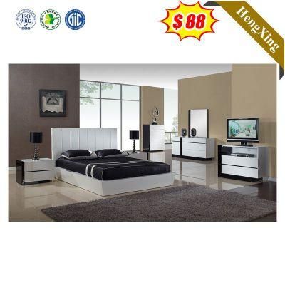 Competitive Price Modern Home Hotel Furniture Wooden Melamine King Queen Size Bedroom Bed