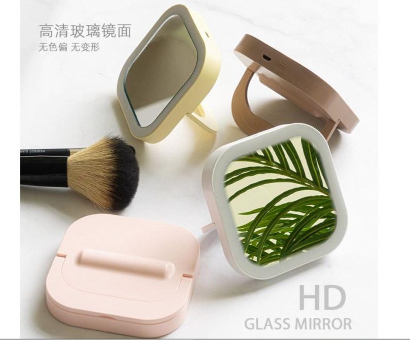 Foldable Mini Make up Mirror Portable Pocket LED Mirror