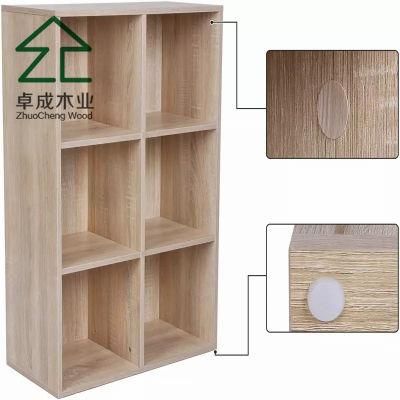 Letter Simple Display 4 Tier DVD Shelves Bookcase