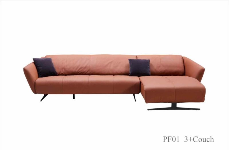 PF01 3+Couch Sofa/Nappa Leather Sofa /Modern Sofa in Home and Hotel