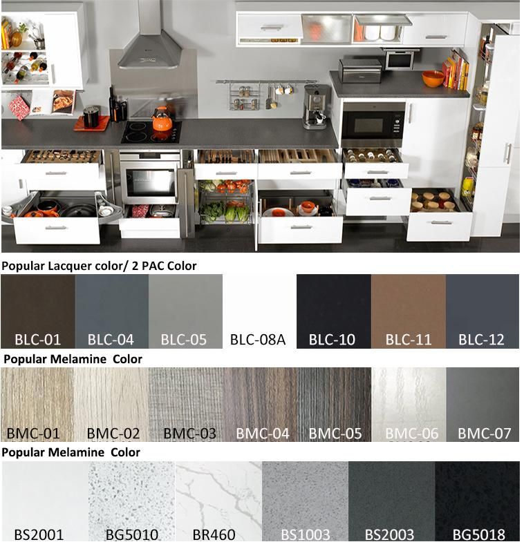 Custom Design Lacquer Kitchen Cabinet Modern Furniture