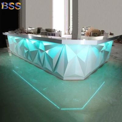 Custom Bar Counter Luxury Yacht White Corian Bar Counter Ideas