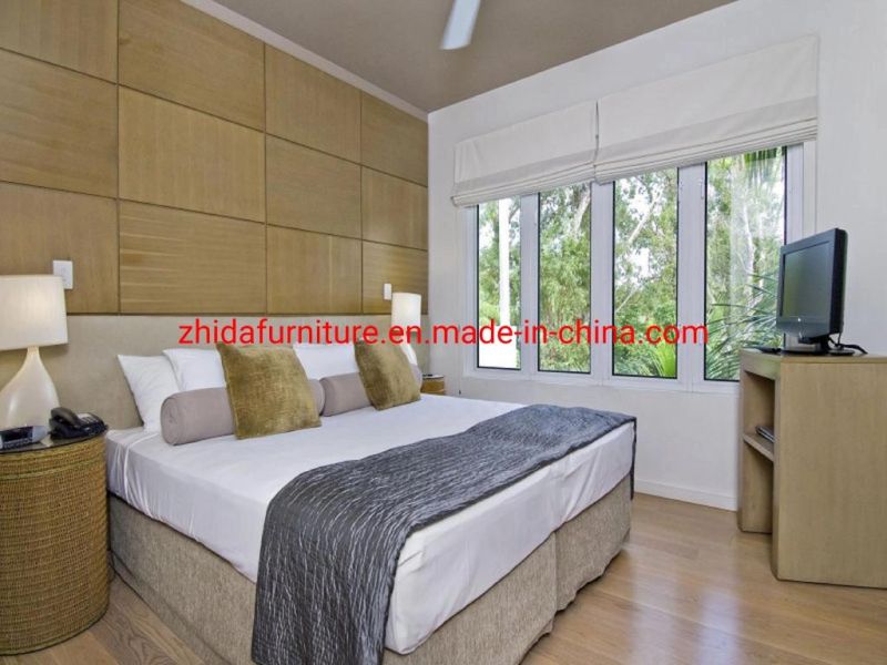 Chinese Teak Wood Hotel Guess Double Room Furniture Apartment with Furniture Sofa