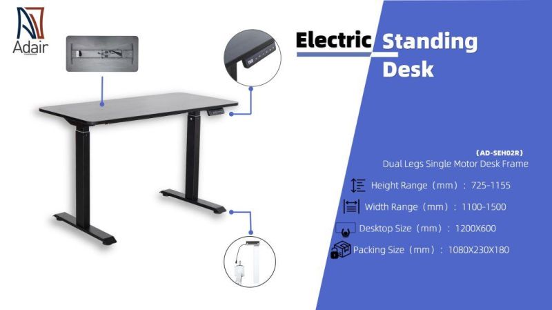 Manufacturer Adjustable Height Tiltable Wooden Art Electric Standing Table