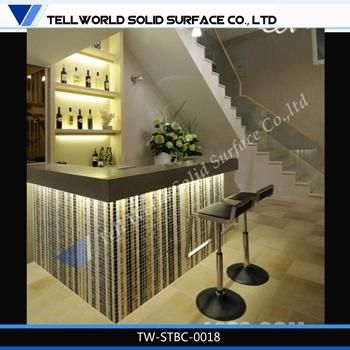 Western Style Acrylic Bar Counter/ Modern Small Home Bar Counter