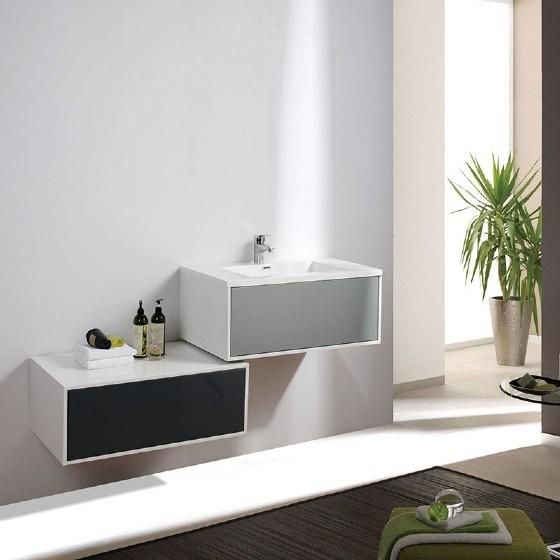 China Factory Wholesale Plywood Bathroom Furniture with Double Side Cabinet