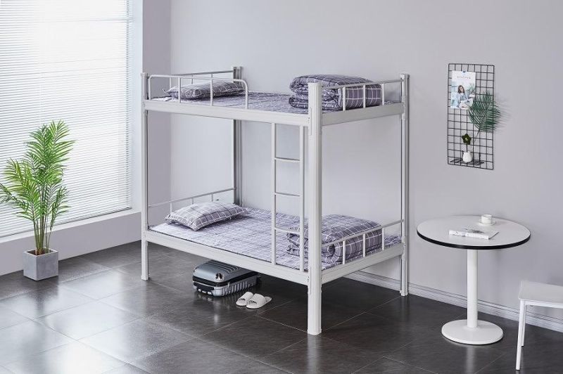 Modern Office Leaving Room Furniture Dormitory Hotel Metal School Double Steel Bunk Bed for Student