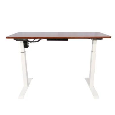 Electric Lift Table Standing Computer Desk Home Desk Office Desk Mobile Desk Bedroom Learning Desk Height Adjustable Table with Single Motor