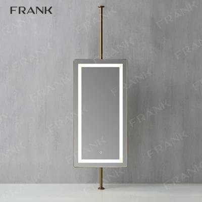 Long Length Bathroom Mirror with LED Light Glass