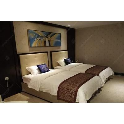 3 Star Modern Hotel Bed Room Furniture Bedroom Set Double Bed Design