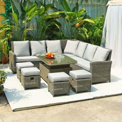 Foshan Custom Modern Design Home Rattan/Wicker Garden Outdoor Patio Furniture Sofa
