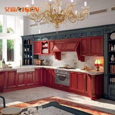 Solid Wood Hot Sale Kitchen Cupboards Kitchen Furniture on Sale