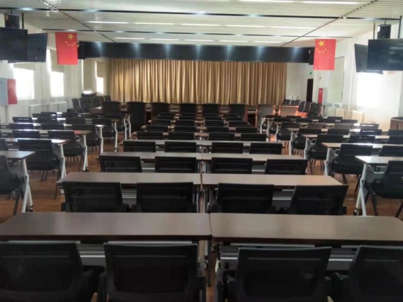 Mesh Back Padded Office Folding Meeting Chair Training-2025 (BIFMA)