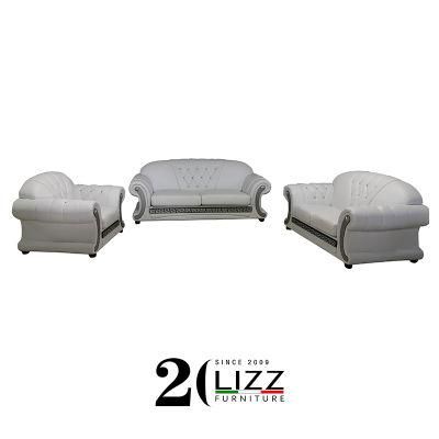 Modern Office 1+2+3 Furniture Corner Leather Sofa