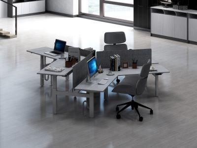 Modern Design Ergonomic Electric Sit Stand Computer Workstation Table Desk Frame with Controller Desk Adjustable Desk Office Desk