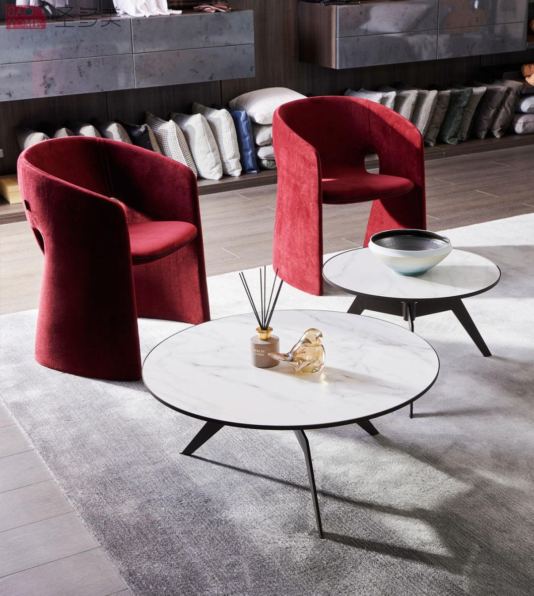 Modern High-End Restaurant Furniture and Leather Dining Chairs