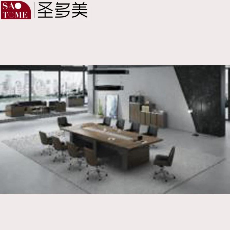 Modern Office Meeting Room Office Furniture Can Accommodate 10 People Conference Table