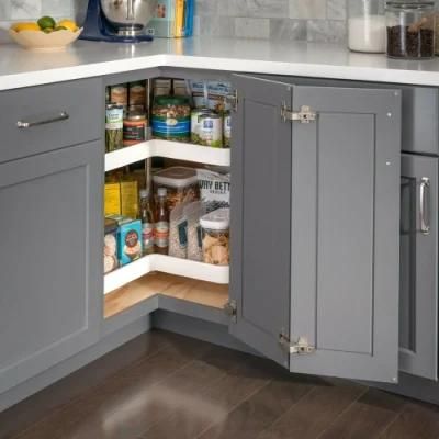 Custom Make Kitchen Lazy Susan Corner Cabinet Organization