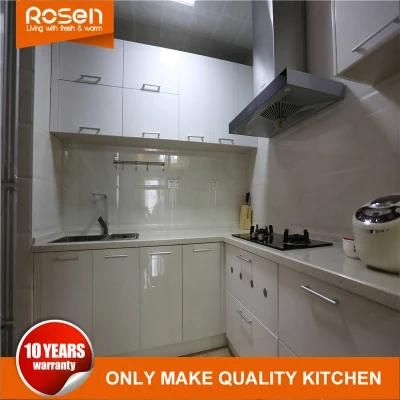 PVC Modern Style White MDF Wood Kitchen Cabinets Furniture