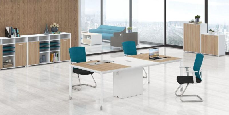 Office Project Modern Style Wooden Confrence High Top Table for Meeting Room