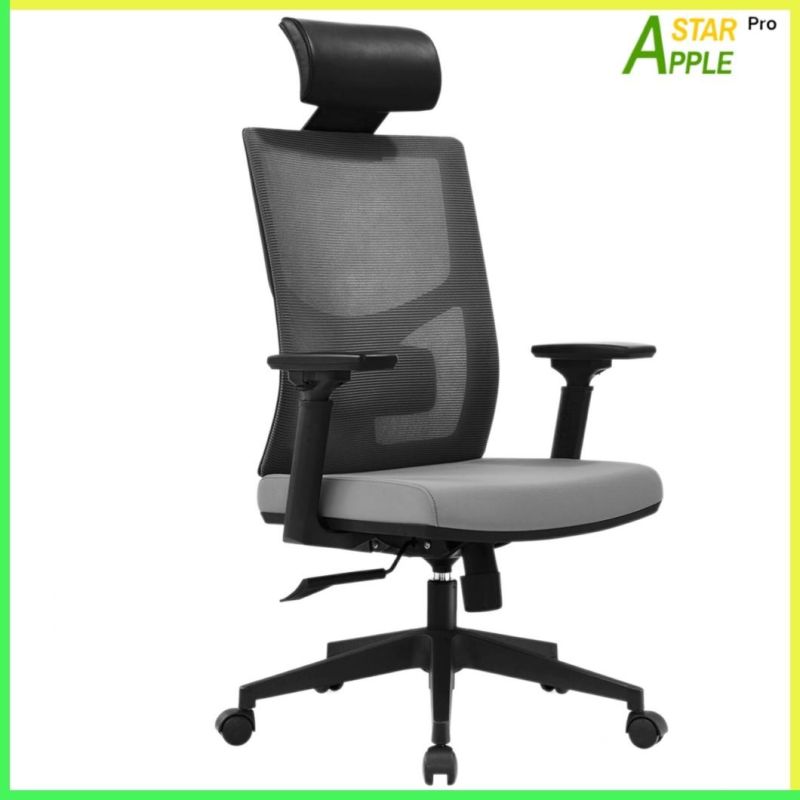 Ergonomic Design Executive Mesh Office Chair with PU Leather Headrest