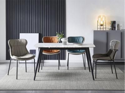 Kitchen Dining Room Furniture Upholstered Chairs Marble Tables Set