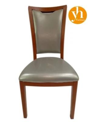 Hotel Banquet Party Furniture Retail Metal Wood Chair Living Room Dining Chairs