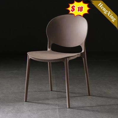 Cheap Price Dining Room Furniture Modern Restaurant Leisure Cafe Stackable Plastic Chair