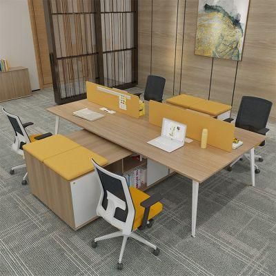 Competitive Price Modern Office Furniture Dividers 4 Person Office Desk
