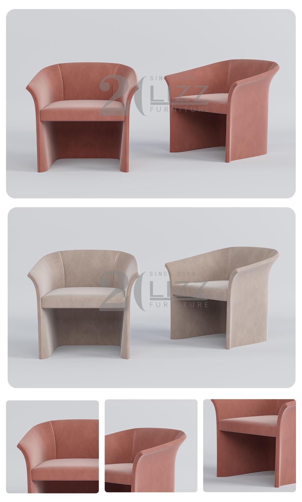 Factory Wholesale Modern Simple Two Color Home Furniture Living Room Chair