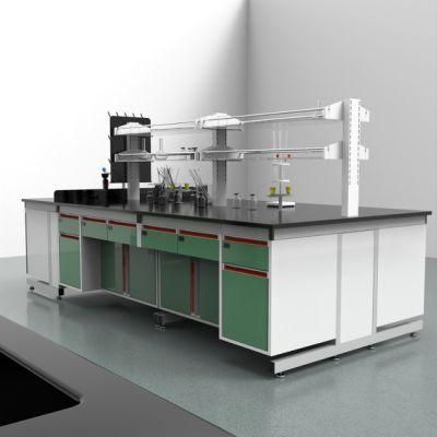 High Quality Hot Sell Physical Steel Lab Benches for Sale, Wholesale Custom Bio Steel Lab Furniture with Sheet