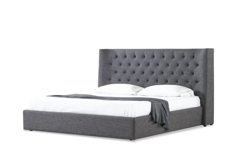 New Hot Sale Bedroom Furniture Modern Furniture Sofa Bed Fabric Bed King Bed Wall Bed in Italy Fashion Style