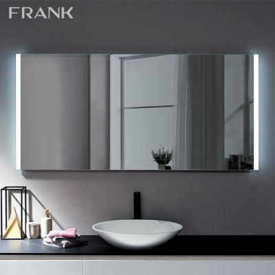 Home Frameless Rectangular Backlit LED Lighted Bathroom Mirror Decorative