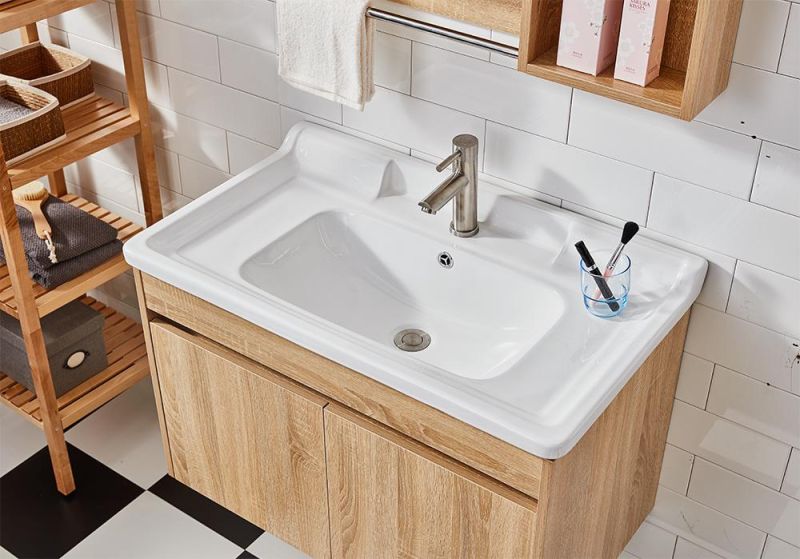 Environmentally Friendly Multi-Layer Solid Wood Modern Bathroom Cabinets Vanity