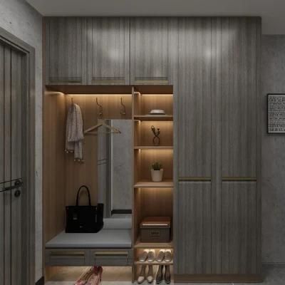 Villa Apartment Bedroom Build-in Closet Wardrobe Cabinet with Good Quality