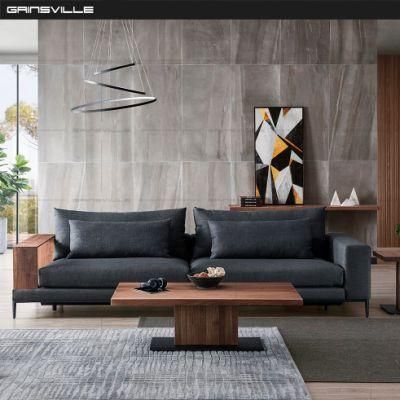 China Manufacturer Latest Newly Modern Furniture Genuine Fabric Sofa Set Furniture GS9007